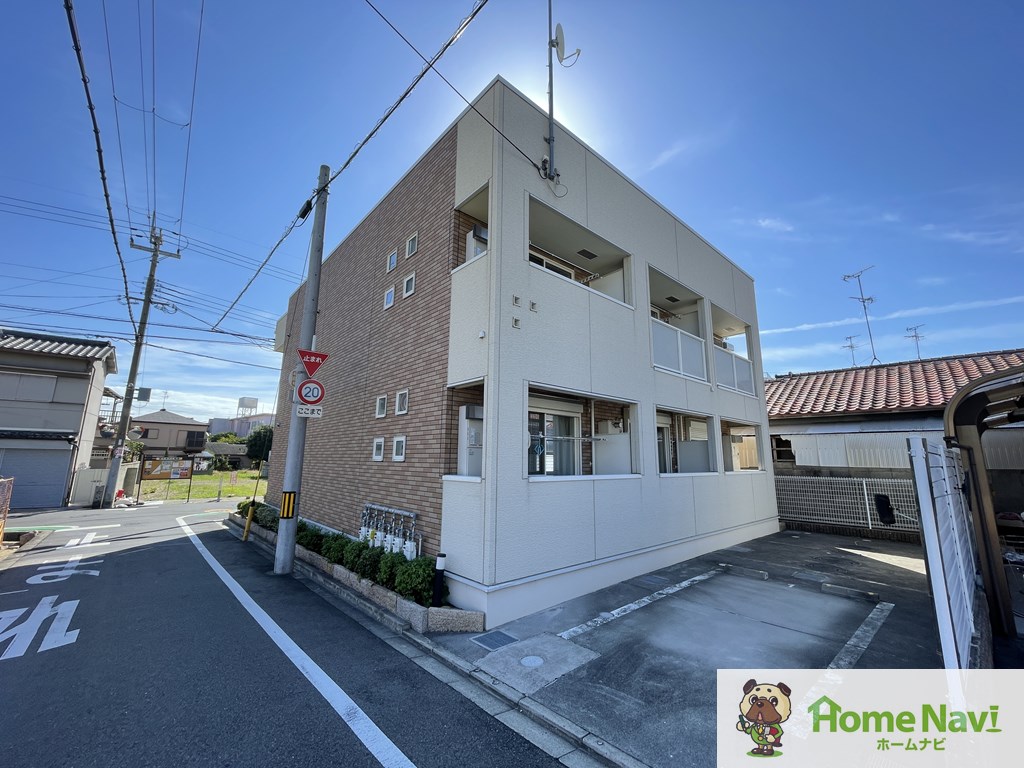 バルコニー　西向きです。