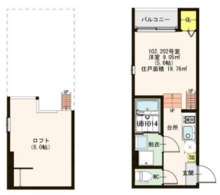 stage太子橋の間取り