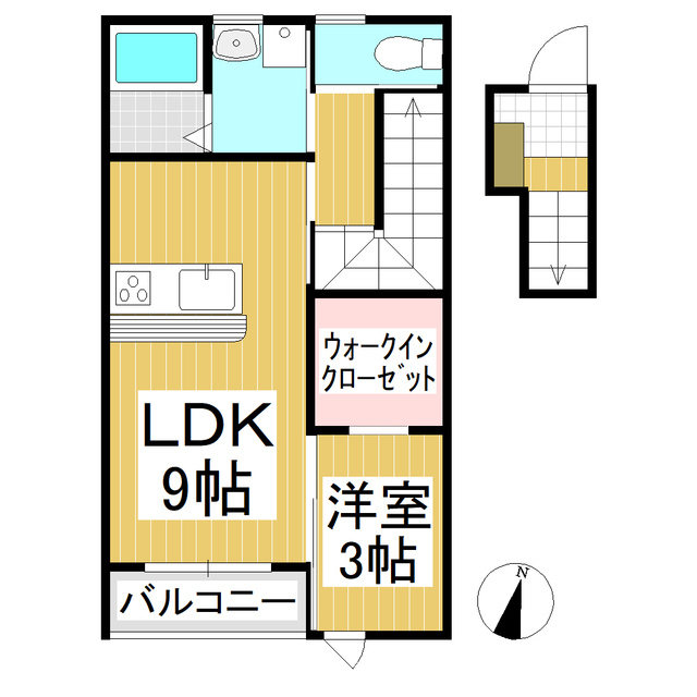 クレスト中之条の間取り