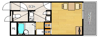 レオパレス杉壱番館の間取り