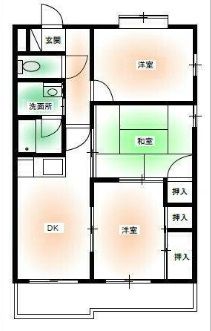 【グリーン・ヒルズの間取り】