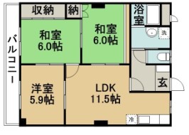 グランパス万場の間取り