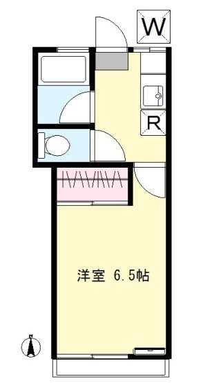 世田谷区豪徳寺のアパートの間取り