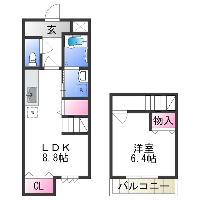 サニーヒル白鷺の間取り