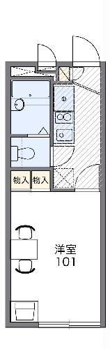 レオパレスセントーレアの間取り