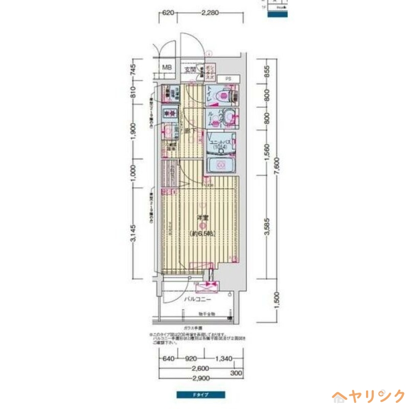 プレサンス名古屋菊井セルカの間取り