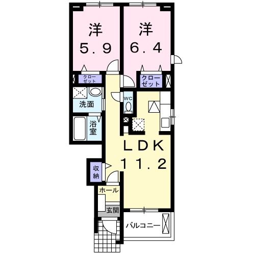 【アプローズIの間取り】