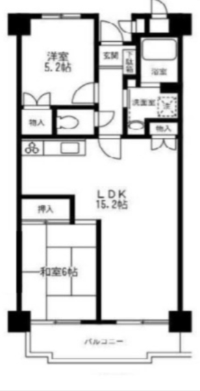 タウンコート湘南の間取り