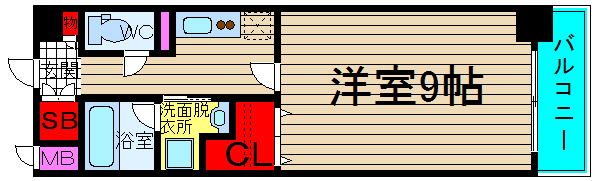 COCORO-WESTの間取り