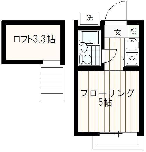 アップルハウスかすみの間取り