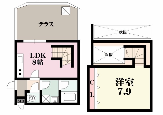 ウエストキャピタル梅田の間取り