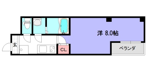 （仮称）京都五番町新築マンションの間取り