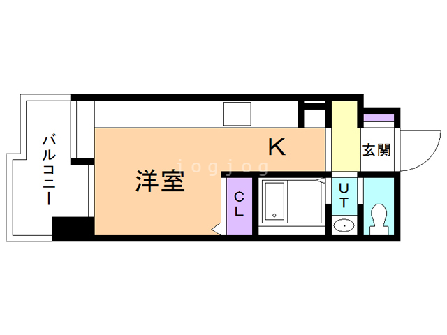 札幌市中央区南四条西のマンションの間取り