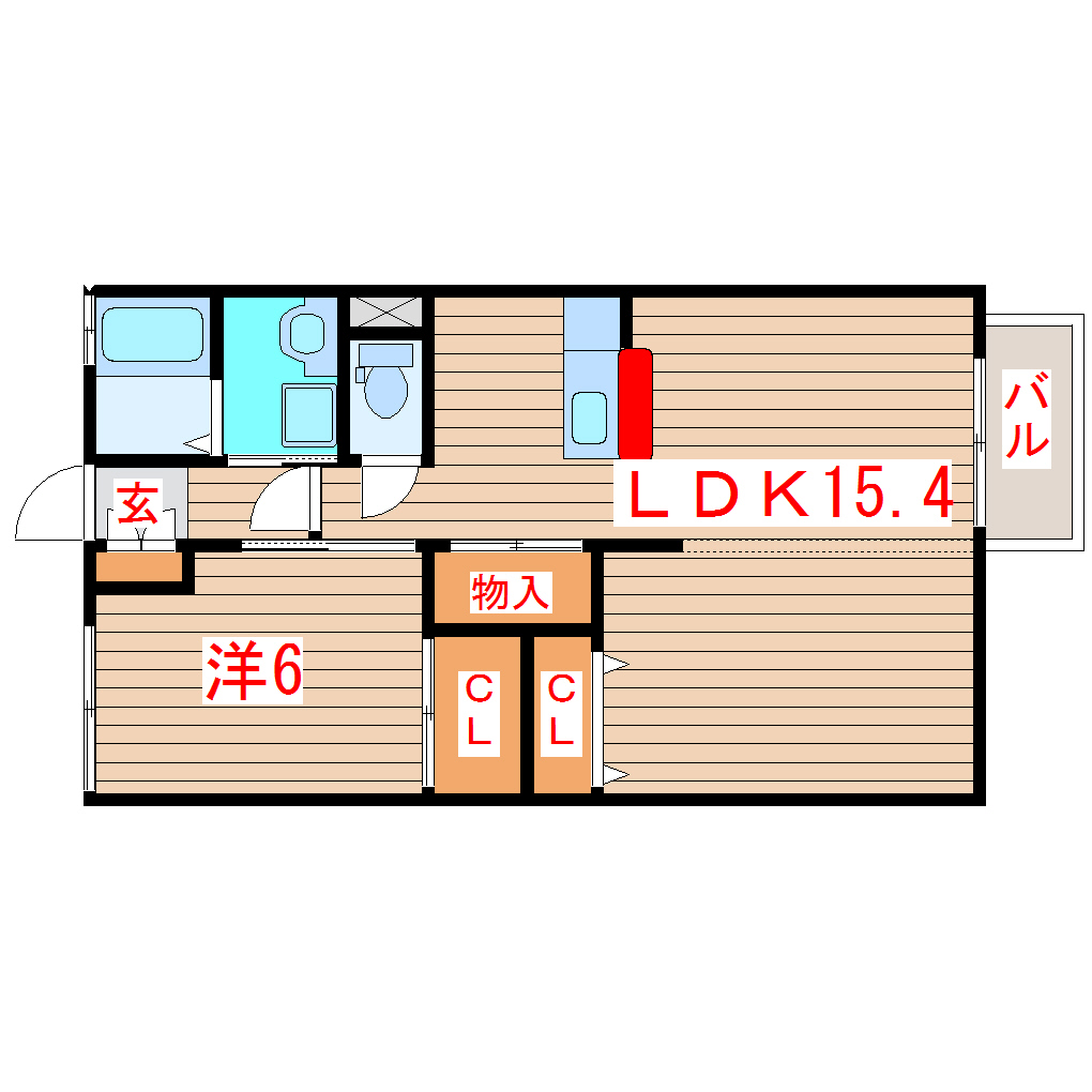 メゾン暁の間取り