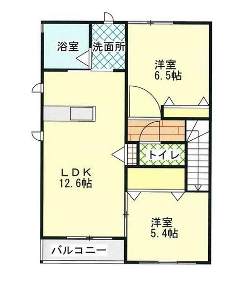 名古屋市昭和区伊勝町のアパートの間取り