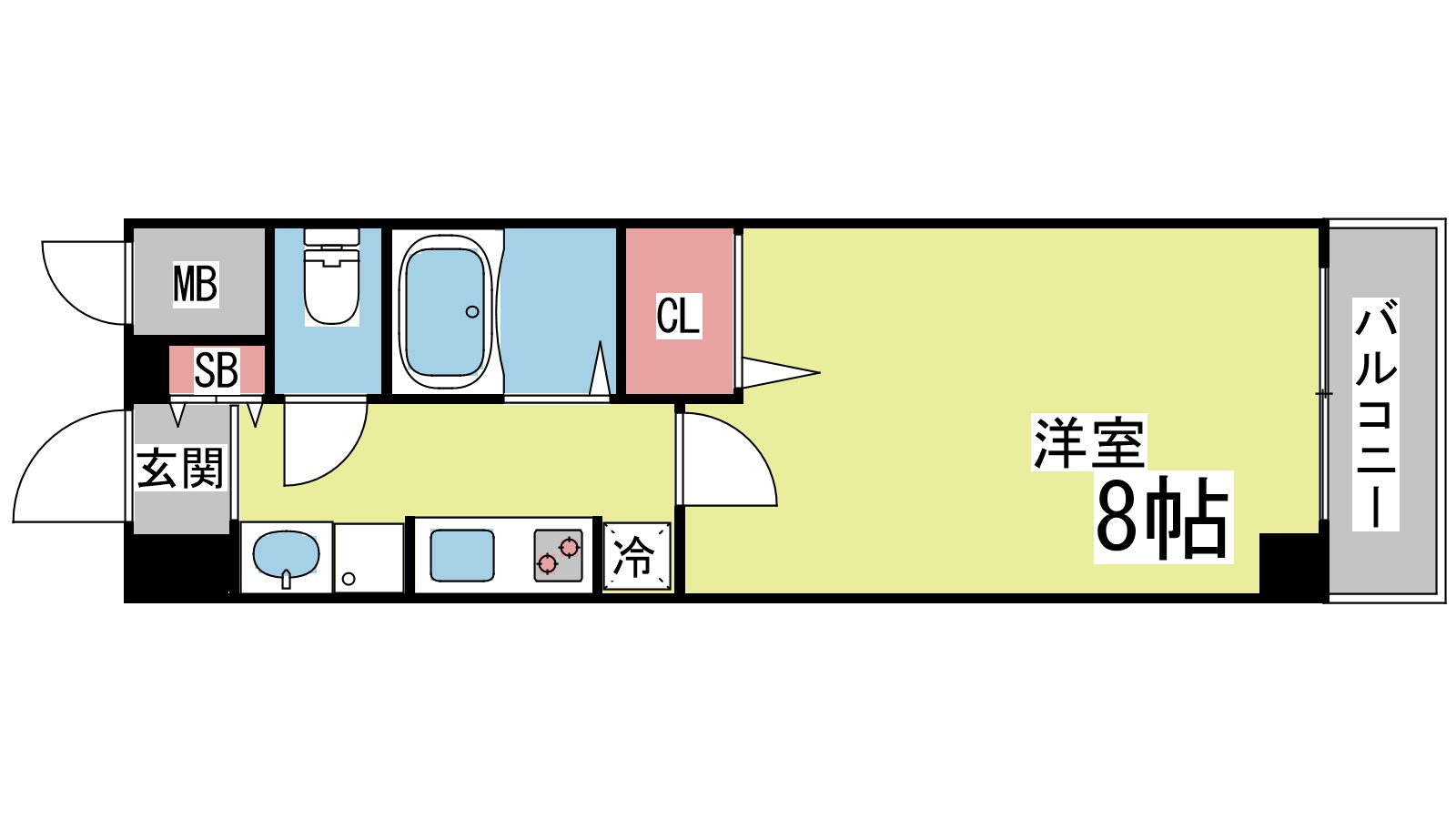 ネオハイム六甲の間取り