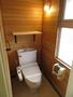 トイレ　木材板張りのとてもオシャレなトイレです☆