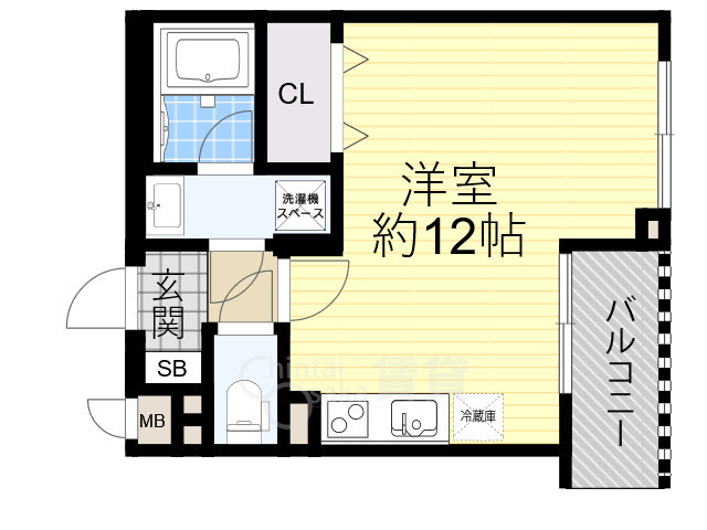 Op．1の間取り