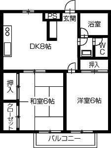 エクセレントアリエスカの間取り