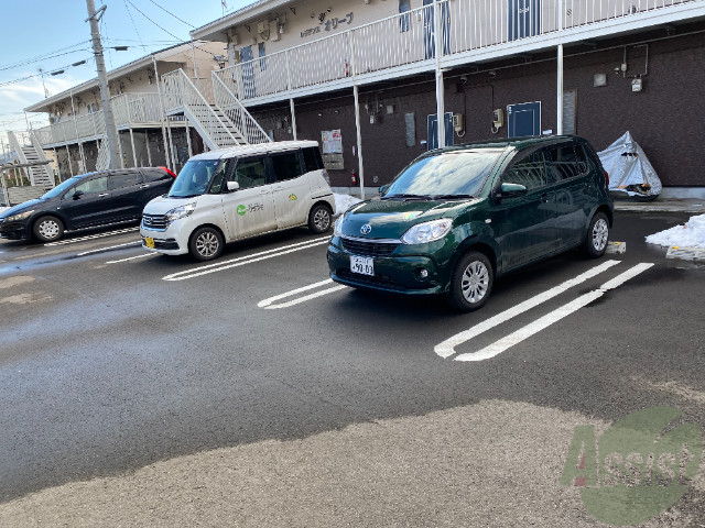 【仙台市青葉区上愛子のアパートの駐車場】