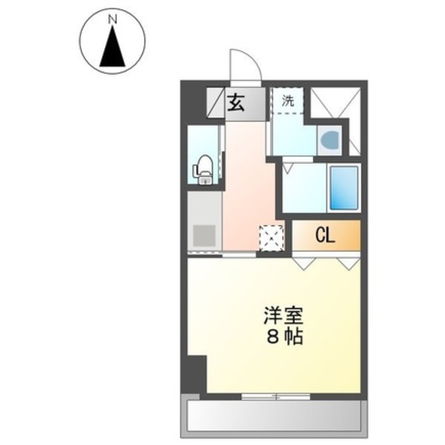 和歌山市田中町のマンションの間取り