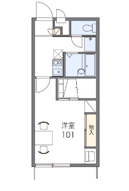 レオパレスけやき台の間取り