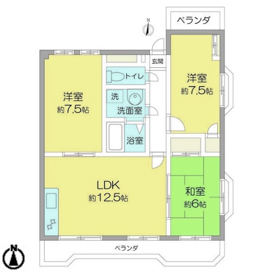 名古屋市中区大須のマンションの間取り