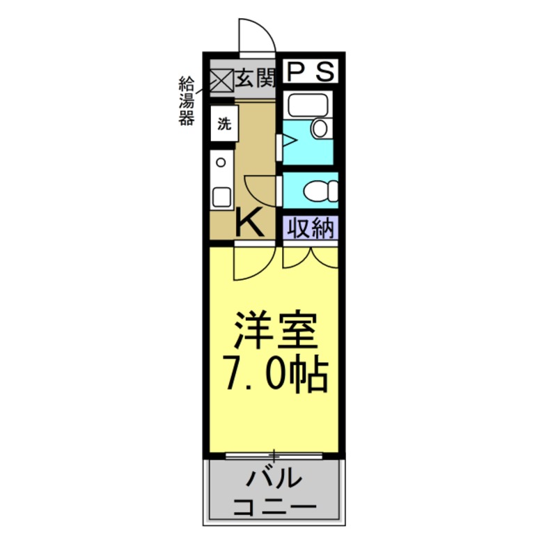 ノーブルハウス坂の間取り