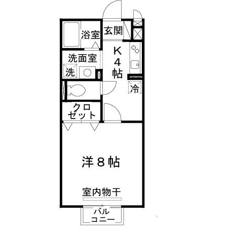 サンローズ　Ａ棟の間取り