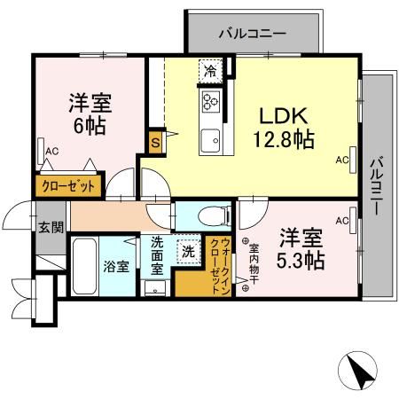 T&R Apartmentの間取り