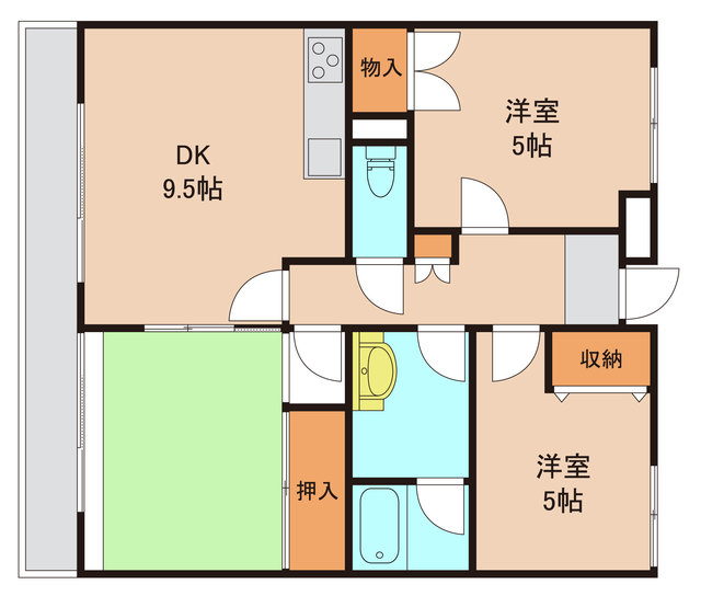 エクセレント６の間取り