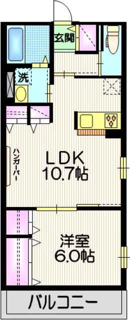 ハイム・Ｋの間取り