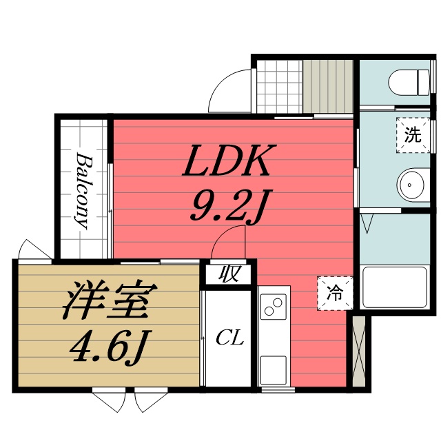 ローズハウス 弐番館の間取り