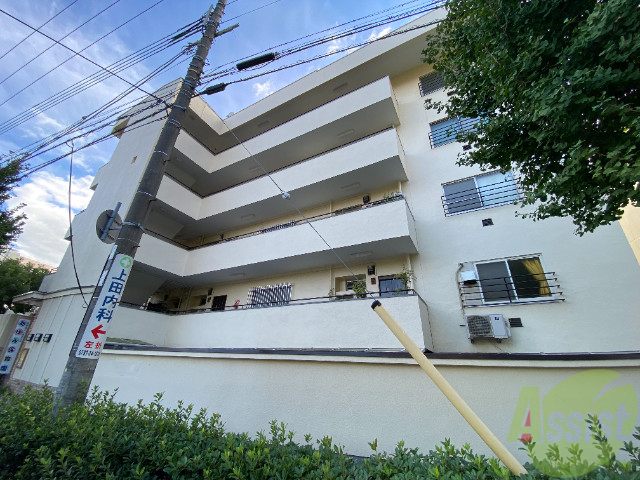 建物外観　芦屋市東山町「朝日ヶ丘コーポ」