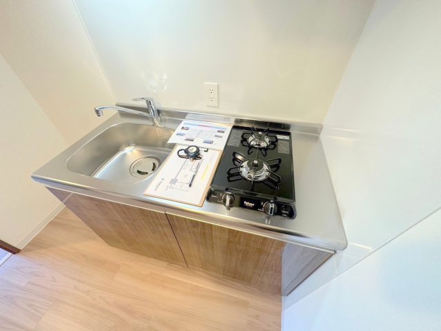 キッチン　作業のしやすい広めのキッチンです。