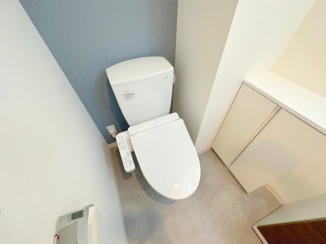 トイレ　綺麗なトイレにはウォシュレット標準装備です。