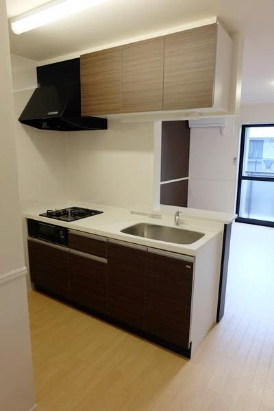 キッチン　★２口ガスグリル付きシステムキッチン★