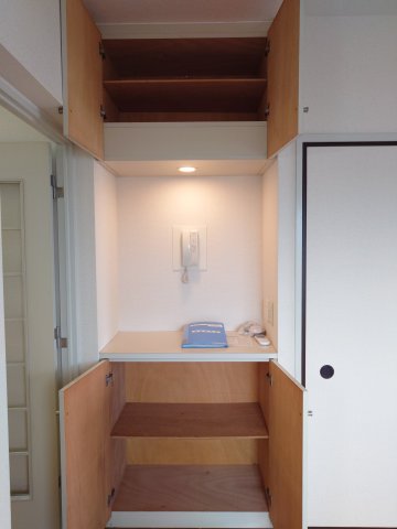収納　ちょっとした収納スペースも充実しています