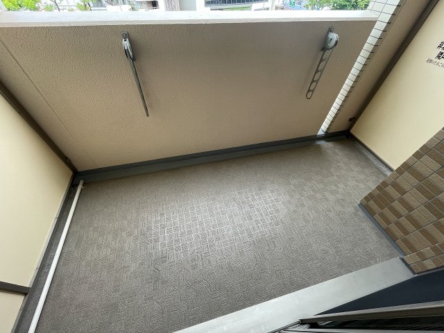 バルコニー　落ち着いた時間を過ごせるバルコニーです