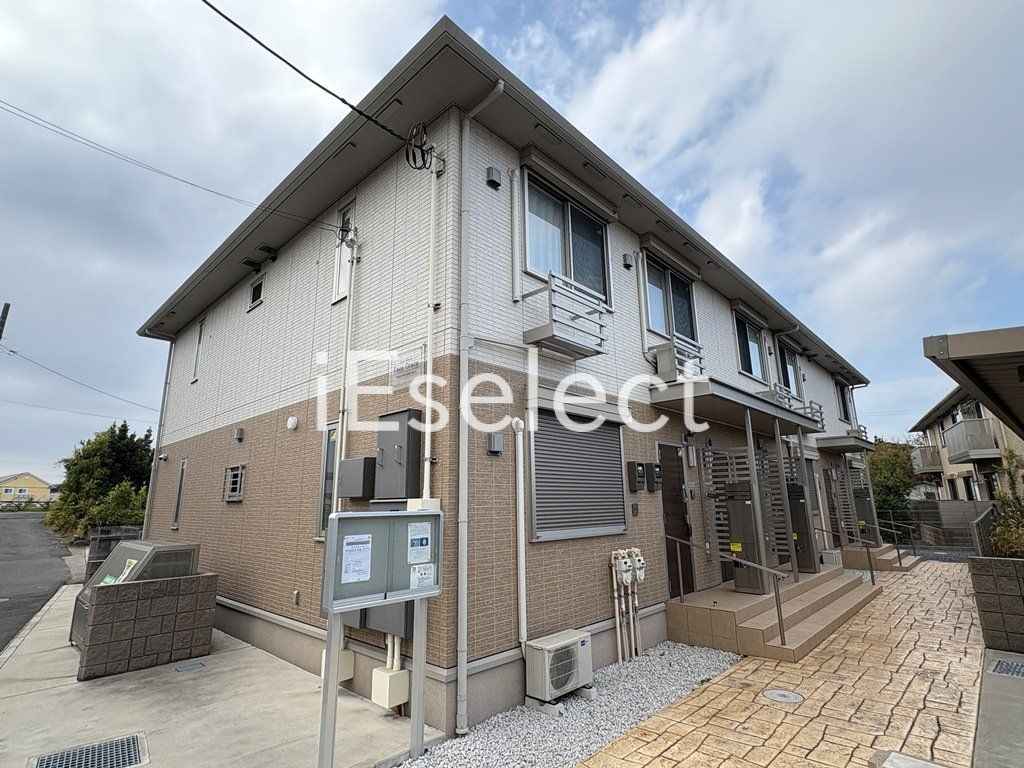 建物外観　経済的な都市ガスが利用可能！