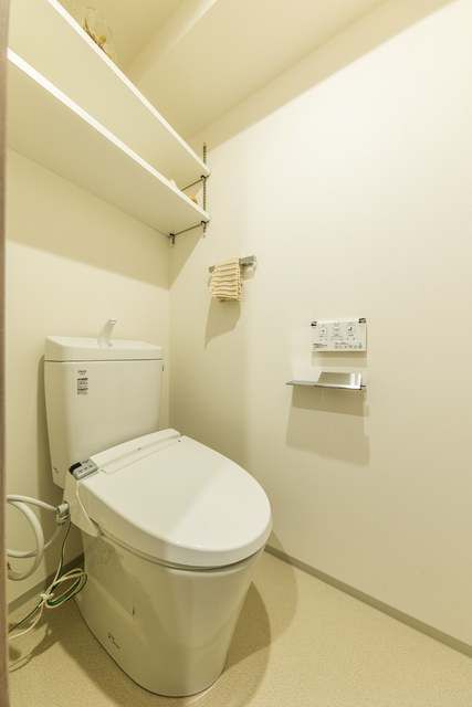 トイレ　ゆったりとした空間のトイレです