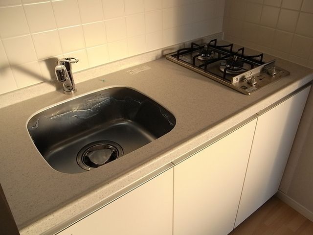 キッチン　２口ガスシステムＫ