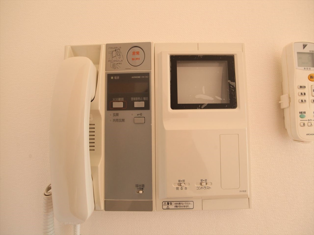セキュリティ　ＴＶモニター付インターホン
