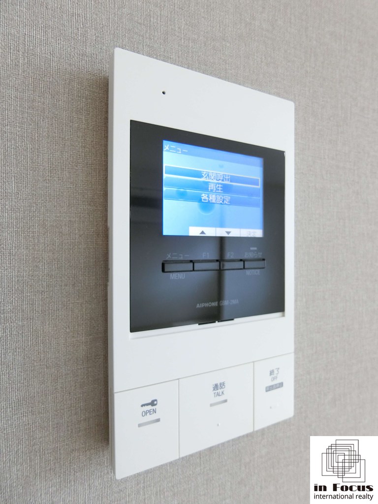 セキュリティ　来客の顔が見える安心のTVモニターホン