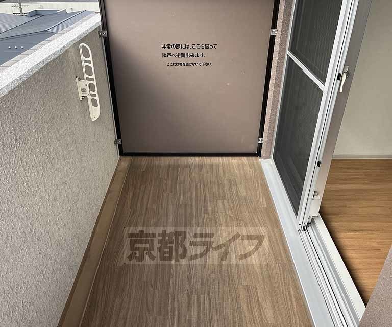 バルコニー　十分な収納力を確保したクロ十分なスペース・日当たり・通...