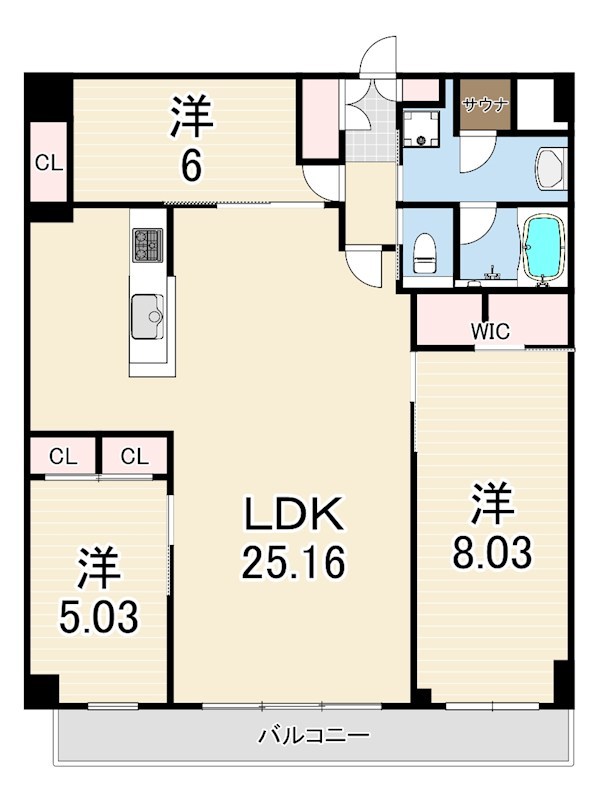 プレジオ西宮北口の間取り写真
