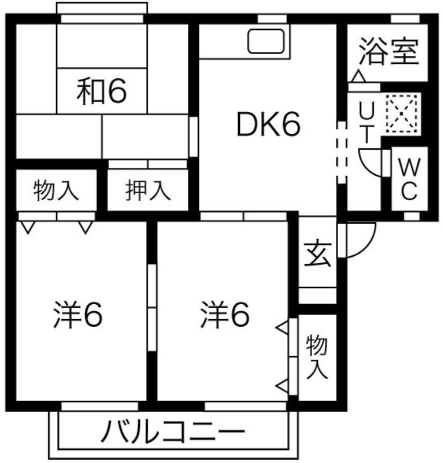 ヴィラージュN II棟の間取り写真