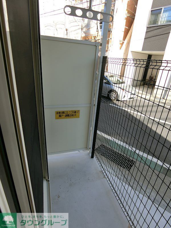 バルコニー　1階はテラスつき