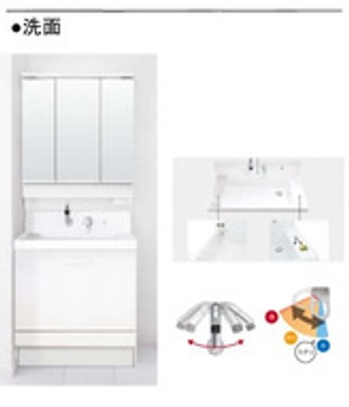 洗面設備　施工完成イメージ