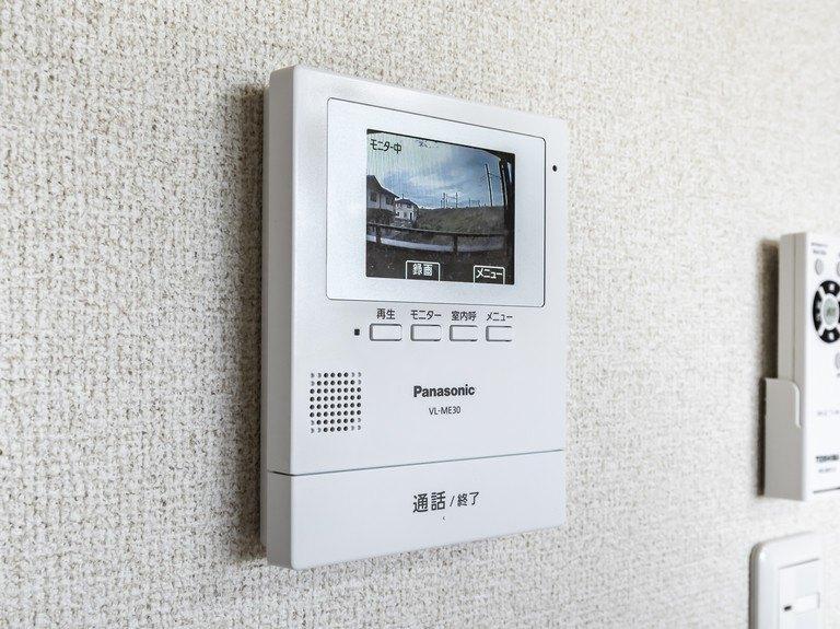 セキュリティ　安心のモニター付きインターホン